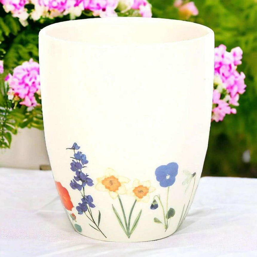 The Fashion Gift Shop: Wildflower Ceramic Plant Pot by Jones Home & Gifts, Pots & Planters