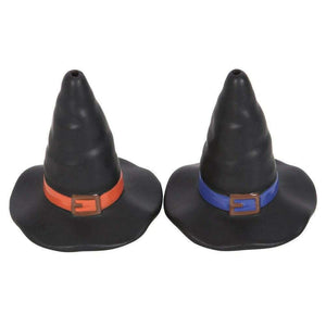 The Fashion Gift Shop: Witches Hat Salt and Pepper Shakers, Whimsical Halloween Tableware, Gothic Gifts by Spirit of equinox, Cruet Sets