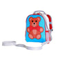 Wobbly Forest Teddy Bear Toddlers Backpack With Reins Padded Shoulder Straps - Toddlers Backpack by Fashion Accessories