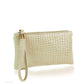 Women's Textured Glossy Cosmetic Clutch Bags - Clutch Bags by Fashion Accessories