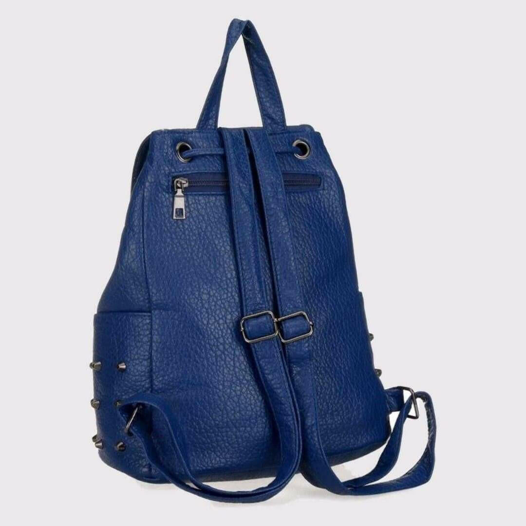 The Fashion Gift Shop: Womens Girls Leather Style Quality Backpack School Work Rucksack Stud Fashion by Fashion Accessories,