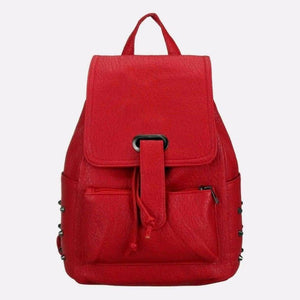 The Fashion Gift Shop: Womens Girls Leather Style Quality Backpack School Work Rucksack Stud Fashion by Fashion Accessories,