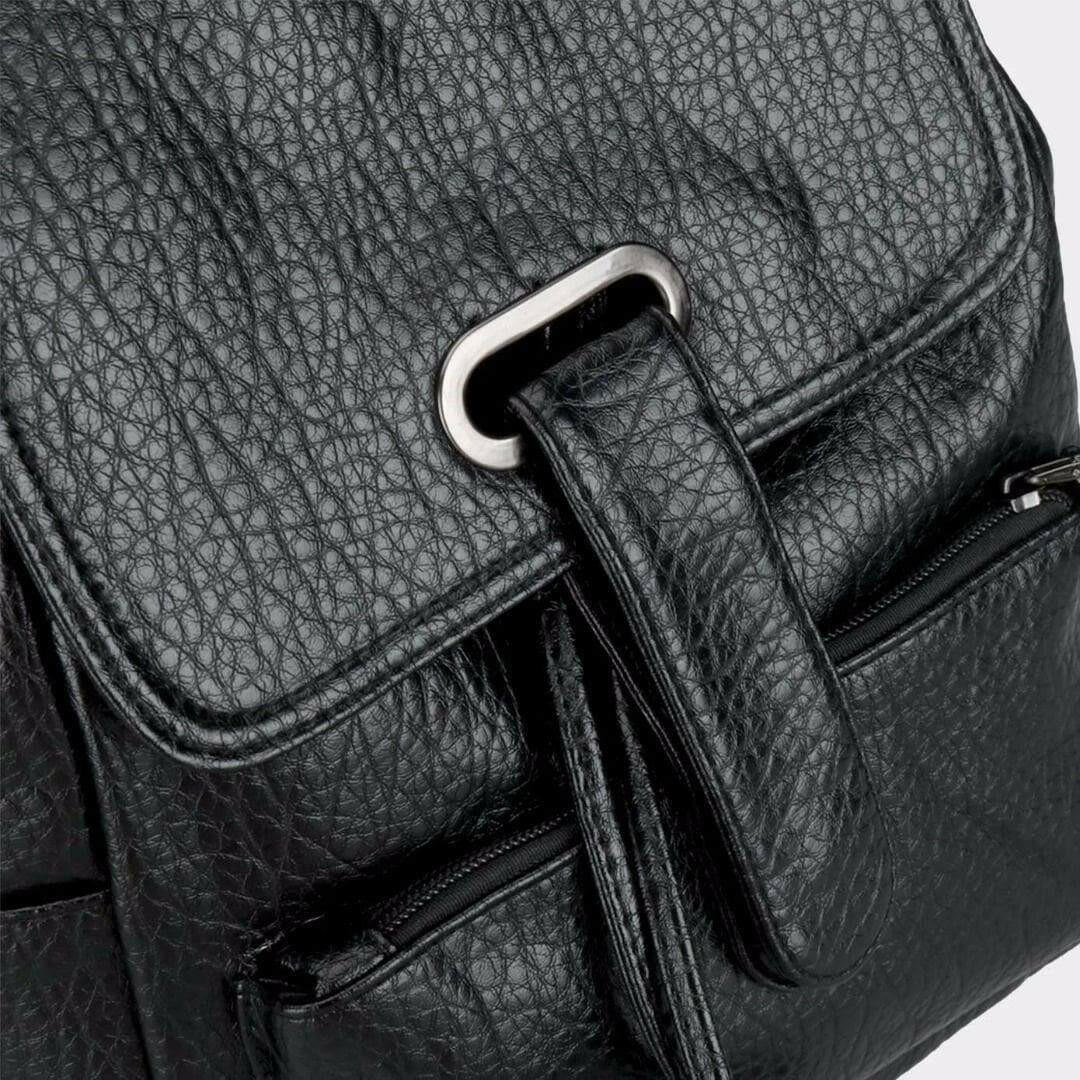 The Fashion Gift Shop: Womens Girls Leather Style Quality Backpack School Work Rucksack Stud Fashion by Fashion Accessories,