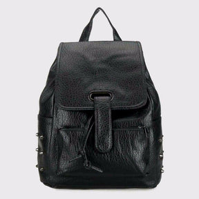 The Fashion Gift Shop: Womens Girls Leather Style Quality Backpack School Work Rucksack Stud Fashion by Fashion Accessories,