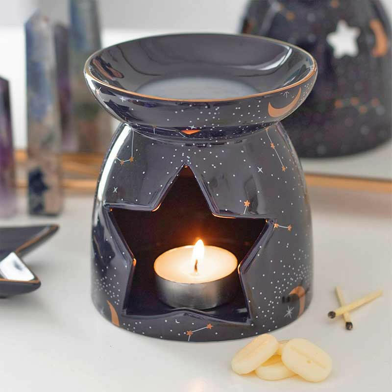 The Fashion Gift Shop: Constellation Oil Burner Wax Melt Warmer Written in the Stars by Spirit of equinox, Oil Burner & Wax Melters