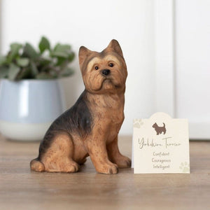 Yorkshire Terrier Dog Ornament with Sentiment Card & Gift Box - Ornaments by Jones Home & Gifts