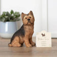 The Fashion Gift Shop: Yorkshire Terrier Dog Ornament with Sentiment Card & Gift Box by Jones Home & Gifts, Ornaments