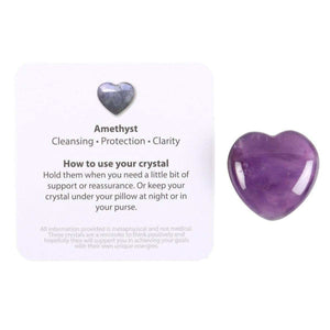 The Fashion Gift Shop: You Are Special to Me Amethyst Crystal Heart Gift Bag by Spirit of equinox, Lucky Crystals